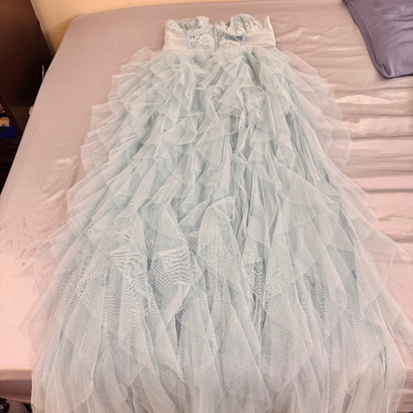 For Love & Lemons Bustier Gown Baby Blue - Picture 6 of 6